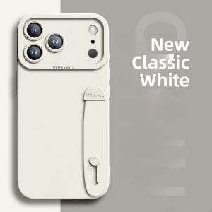 GGUU | New Liquid Silicone Full-Cover iPhone 17 Pro Max Case with Wrist Strap