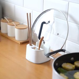Elite Kitchen - Kitchen Utensil Spatula Spoon Pot Lid Holder Lid Pot Stand Cooking Tool Holder Utensil Rest Spoon Rest