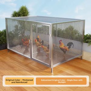 Rainproof Anti-Weasel Large Poultry Cage