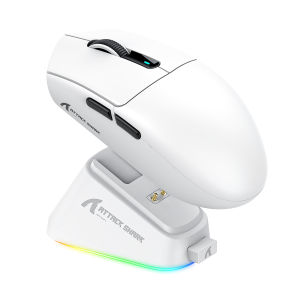 ATTACK SHARK | G3PRO ATTACK SHARK 25000DPI Wireless Mouse with Magnetic Charging Dock BT/2.4G/Wired PAW3311 Sensor Macro Gaming Mouse