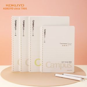 KOKUYO | Student Soft Coil Notebooks Blank Mistake Correction Grid Eye-Friendly Simplistic White