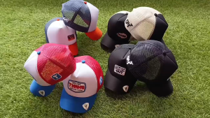 Topi Trucker Full Bordir Thans - Jaring Bordir Pria Wanita Terbaru-Lidah/Visor Pendek Kekinian Viral