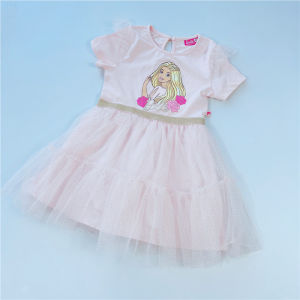 Girls Cotton Princess Dress Long Sleeve Soft Comfortable Childrens Clothing Retro Style Kids Dress Four Seasons Universal