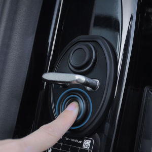 Upgrade Car Door Closing Shockproof Silicone Cushion Mute Shock Absorber Protective Covers Car Door Latch Accessories