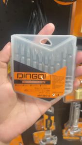DINGQI Mata Obeng 1 Pack Isi 10 Pcs Screwdriver Bit 1 Pack 10 Bit 68013