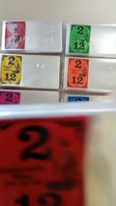 ซองใส่ลอตเตอรี่ ซองใสใส่ลอตเตอรี่สกรีน 2 ใบ12 ล้าน ขนาดบรรจุ 500 ใบ ซองใส่ลอตเตอรี่ ซองใสลอตเตอรี่ กันน้ํา กันชื้น ซองหวย ซองลอตตารี่ รวย