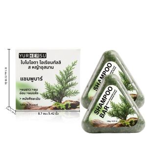 แชมพูบาร์อูสมานกราส์ สมูท ไทรแองเจิล สบู่สมุนไพรบำรุงล้ำลึก ทำความสะอาดอย่างล้ำลึกและขจัดกลิ่น ช่วยให้ผมเรียบลื่น