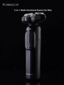 Sweker Electric Razor for Men Washable Electric Razors USB C Rechargeable Rotary Shaver with Nose Sideburns Hair Trimmer
