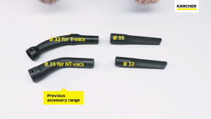 Karcher 50319040 Plastic Elbow Bend DN40 Clip 1.0 – Vacuum Hose Connector for NT Series