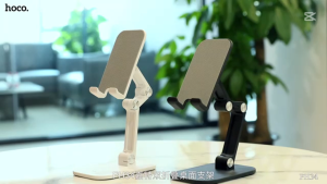 HOCO ที่วางมือถือ/แล็ปท็อป แบบ 2 แกน Tablet Holder ปรับมุมได้ 120 องศา พับเก็บได้ มั่นคง ลดกันสั่นคลอน PH34