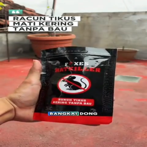 PROMO BUNDLING 3PCS Ratkiller Racun Tikus Mati Kering Tanpa Bau 250 Gram Ampuh Original