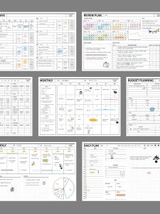 Japan Iplaybox Business B5 Writing Pads Multi-Functional Monthly and Weekly Schedule Plan Tear-off Note Pad Big Notebook