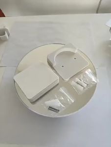 【Nuvio】 Suntek CLEOES ราวแขวนฝักบัวแบบถาวรกาวอุปกรณ์ห้องน้ำที่วางราวม่านติดตั้งง่ายไม่มีการเจาะ/เปิดด้วยสกรูติดผนัง 2 ชิ้น Home Hotel ที่วางเสาม่าน/หลากสี