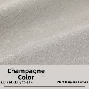 JINCHAN | Antibacterial Light Blocking High-end French Style Jacquard Curtains