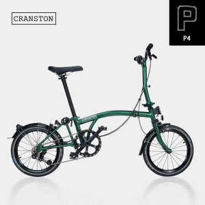 CRANSTON | Postal Green P4 Ultra-light Portable Foldable City Retro Adult Bicycle 16 Inch