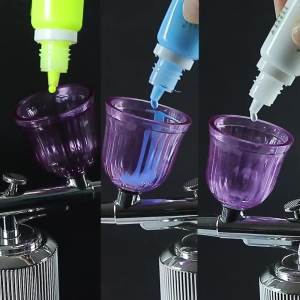 foreverlily 0.3mm Portable Airbrush Kit 包郵便攜注氧仪 Nano Sprayer High pressure Deep hydration Light weight for Makeup Manicures Cakes Painting Crafting