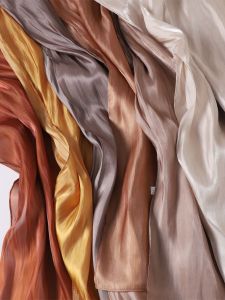 Best Selling Breathable Cool Island Silk Long Scarf Pure Color Soft Shiny Womens Shawl Shoulder Wrap Polyester Fiber Summer Spring Autumn