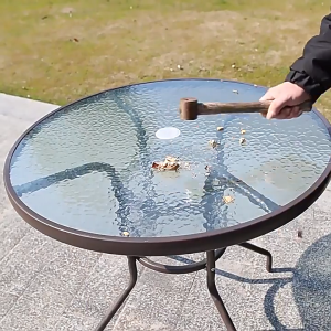 SiamHome Outdoor Furniture Garden Dining Set 1 Table With Tempered Glass +2/4 Rattan Chairs Garden Seater Terrace dining meja kopi kerusi 户外餐桌餐椅