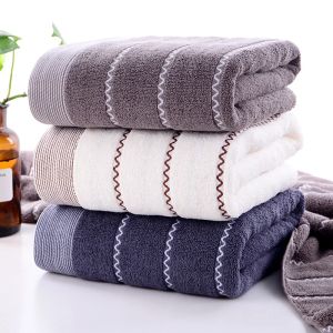 Cotton Absorbent Hair Swimming Face Hand Bath High-Grade Household Towel Personalized Men Women Gift Grey Sport Towels