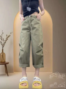 High Waist Straight Leg Casual Workwear Pants Womens plus Size Pear Shape Slimming Wide Leg Pants Autumn New Arrival