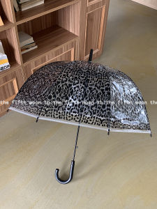 Thẻ Mưa Trong Suốt TheFifthMoon Hey Sweet Cool Leopard Print Ống Dài Cầm Tay Chống Mưa Cho Người Lớn Dùng Tay