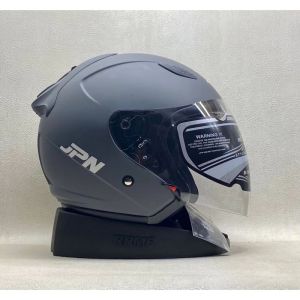 HELM JPN GALAXY PAKET GANTENG KEKINIAN WARNA GREY DOFF