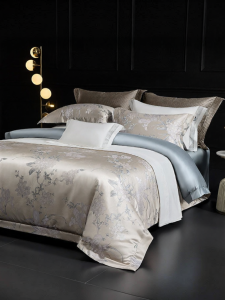 Mercury | Luxurious High-Count Double Strand Long Staple Cotton 4-Piece Bedding Set