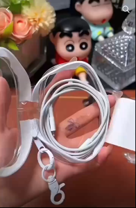 Pouch Penyimpanan Kabel Data Transparan Kotak Pelindung Kabel Portabel Kotak Penyimpanan Kabel Mini