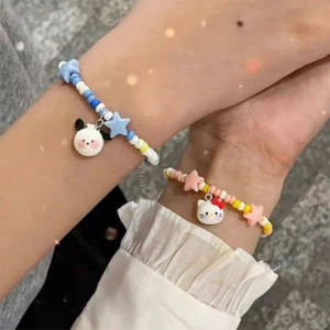 Corinna Sanrio Star Adjustable Bracelet Cute Rice Beads Bracelet Couple Best Friend Gift