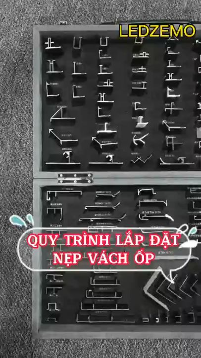 NẸP VÁCH ỐP góc âm 90 độ 18mm - thanh dài 3m (gửi hàng thanh 1m ...