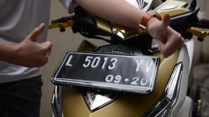 COD - Cover / Tutup / Tempat Dudukan Plat Nomor Motor Variasi ADV PCX VARIO BEAT SCOOPY FINO XSR 155 NMAX AEROX LEXI FREEGO R25 NINJA VIXION MIO TGP EDGE BENING