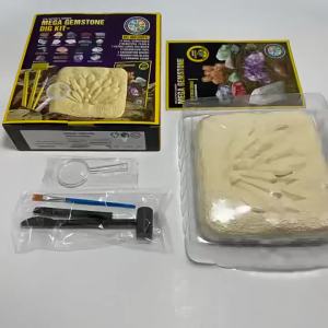 /2026 Mega Gemstone Dig Kit-dig and discover gem stone crystal dig toy set child educational toy crystal mining kit Kids gift