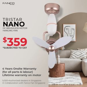 [✅SG Safety Mark &AuthorizedSeller]High Quality 16inch Wall Fan/Ceiling Fan TRISTAR’S NANO
