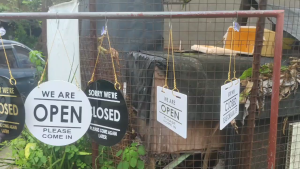 OPEN/CLOSE SIGNAGE ACRYLIC(9 inch diameter)