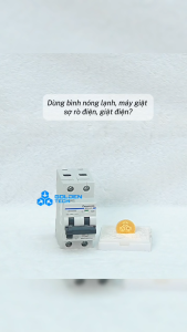 (Panasonic) Cầu dao chống giật 2P1E 6A 16A 20A 25A 32A 40A 50A 63A 30mA 6kA 240VAC BBDE