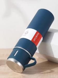 Yuanhong 304 Stainless Steel Thermal Insulation Cup Set of Three with Logo Customizable Ideal for Office Workers Commercial Use