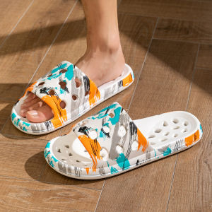 Dép Đi Trong Nhà Phong Cách Mới Cho Nam Dép Đi Trong Nhà PVC Chống Trượt Holes Để Thoát Nước Dép Đi Trong Nhà Mùa Hè Và Mùa Đông