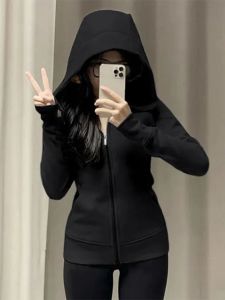 plus Size Womens Hooded Open Cardigan Sweatshirt Slimming Stylish 300 Pounds Autumn Loose Fit Versatile Top Casual Wear