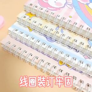 New Cute Cartoon A5 Spiral Notebook Coil Diary 60 Sheets - Cute Character School Office Supplies