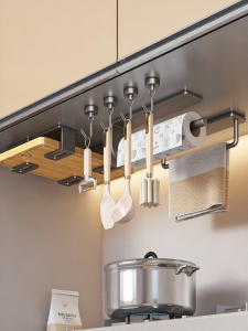 Auzzo | Magnetic Storage Rack Pot Lid Cutting Board Film Cloth