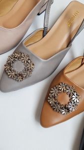 CLAIRO SAVERA | Basic Elegant Sandal Mules Wanita - BP19