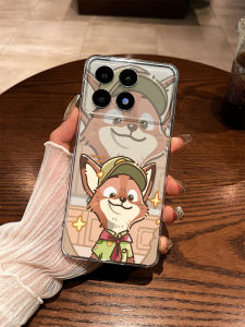 Nick Fox Creative Cartoon Couple Soft Silicone Protective Case Full Cover Supreme Version for Xiaomi Redmi K90 K80Pro K70 K60 Turbo4 Note15