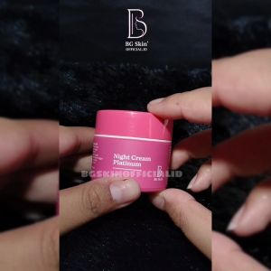 BG SKIN Night Cream Nourishing/Platinum Original untuk Kulit Sensitif