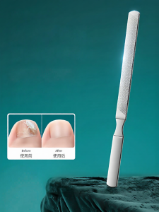 Heavy Duty Nail File For Thick Nails 4 Sided Stainless Steel Buffer