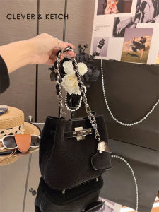 Clever&Ketch Fashionable Bucket Bag Womens Crossbody Shoulder Bag Versatile Handbag Stylish Trendy Handheld Bag 2025 New Model