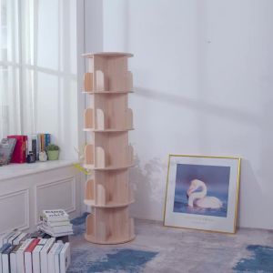 360 Degree Rotating Bookshelf for Children and Students