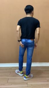 Jeans Pria Slimfit Terbaru 2022 Panjang Hitam Polos