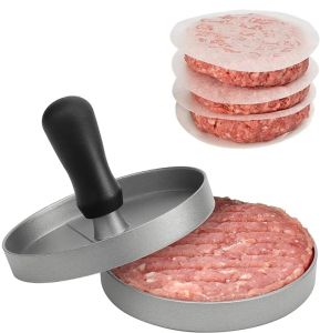 1 Pcs Non Stick Stuffed Burger Meat Press Hamburger Patty Maker Tool Aluminum