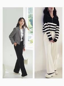 Yigue | Minimalist Unique Style Womens Casual Pants Trousers Slimming Straight