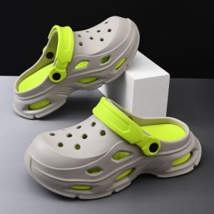 Mens Summer Anti-Slip Breathable Sporty Beach Sandals Wear-Resistant Hollow out Slippers Casual Outdoor Shoes